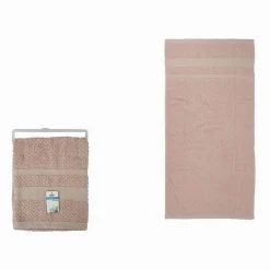 ASCIUGAMANO DA BAGNO TELO IN COTONE MORBIDA 70 X 140 CM 410 GR COLORE ROSA 79489
