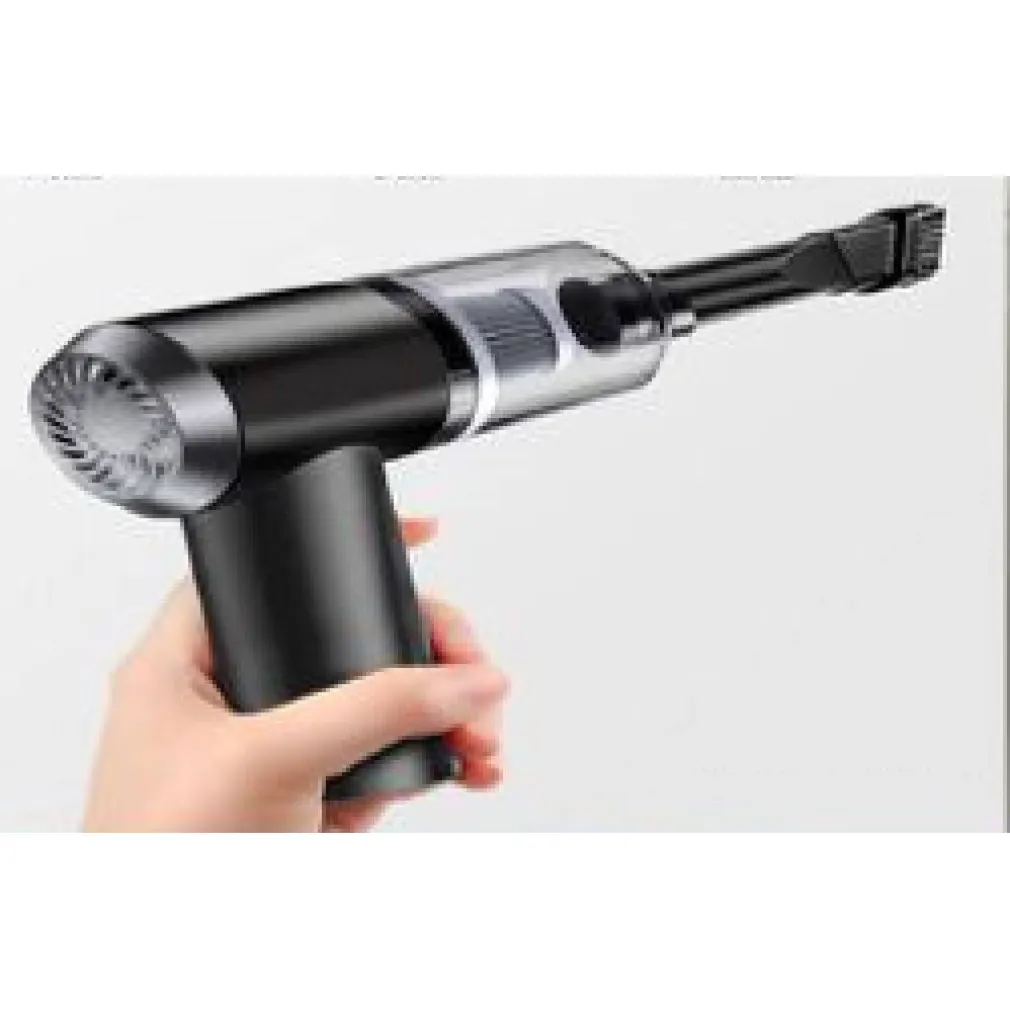 ASPIRAPOLVERE A PISTOLA 2 IN 1 CASA AUTO RICARICABILE USB CON LED 8 WATT CX-9532