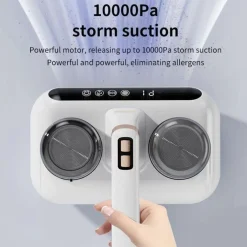 ASPIRAPOLVERE ASPIRA ACARI SENZA FILI RICARICABILE UV INFRAROSSI SCHERMO DIGITALE