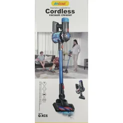 ASPIRAPOLVERE BRICIOLE SCOPA ELETTRICA 2IN1 SENZA FILI Q-XC6 TECNOLOGIA CICLONICA