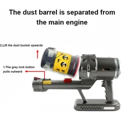 ASPIRAPOLVERE CON CAVO 16000PA POTENTE ASPIRAZIONE PORTATILE SPAZZATRICE TAPPETI