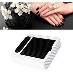 ASPIRAPOLVERE PER UNGHIE NAIL ART VELOCITÀ REGOLABILE 80W STRUMENTO PER MANICURE