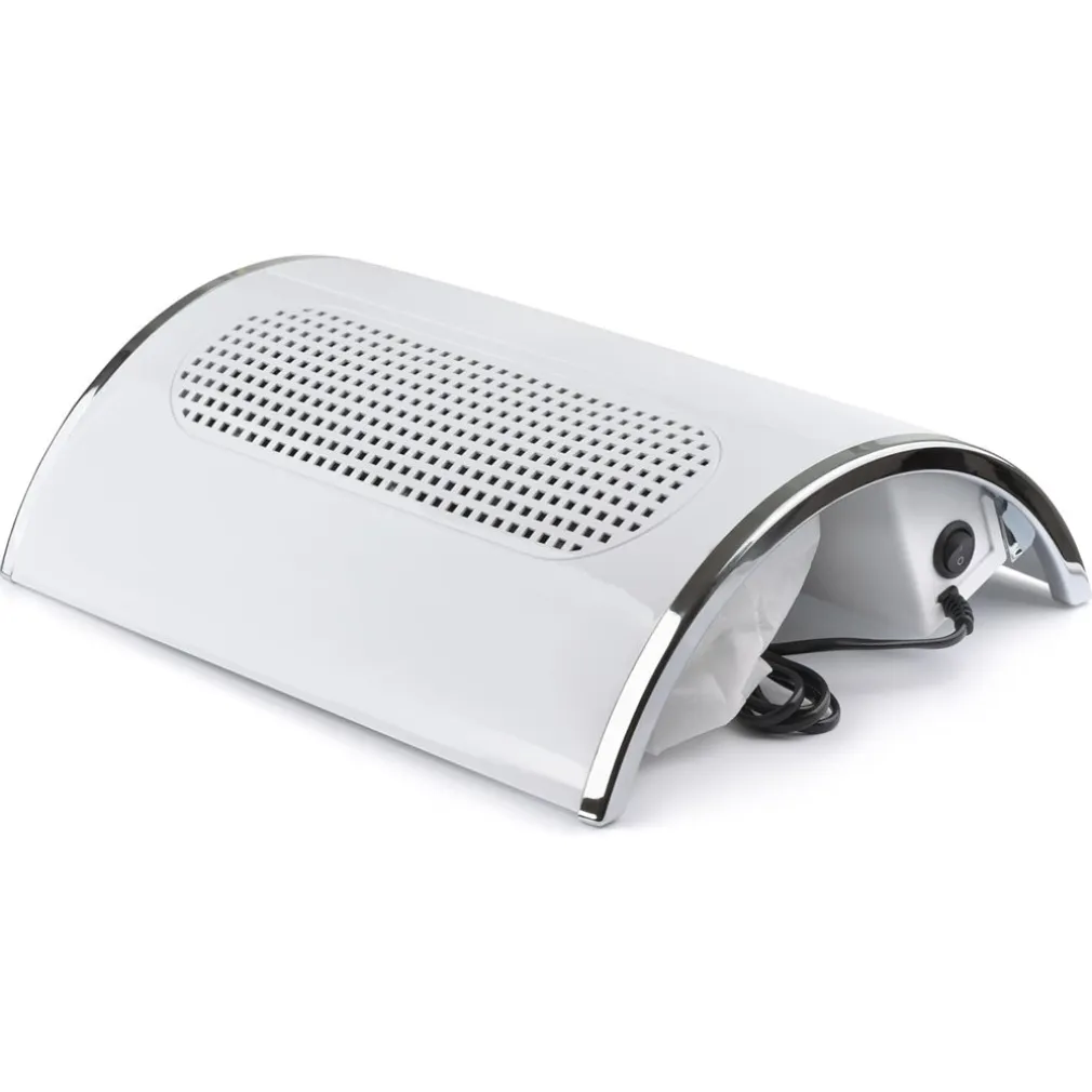 ASPIRAPOLVERE PROFESSIONALE PER UNGHIE 40 W ASPIRATORE PER MANICURE PEDICURE BIANCO