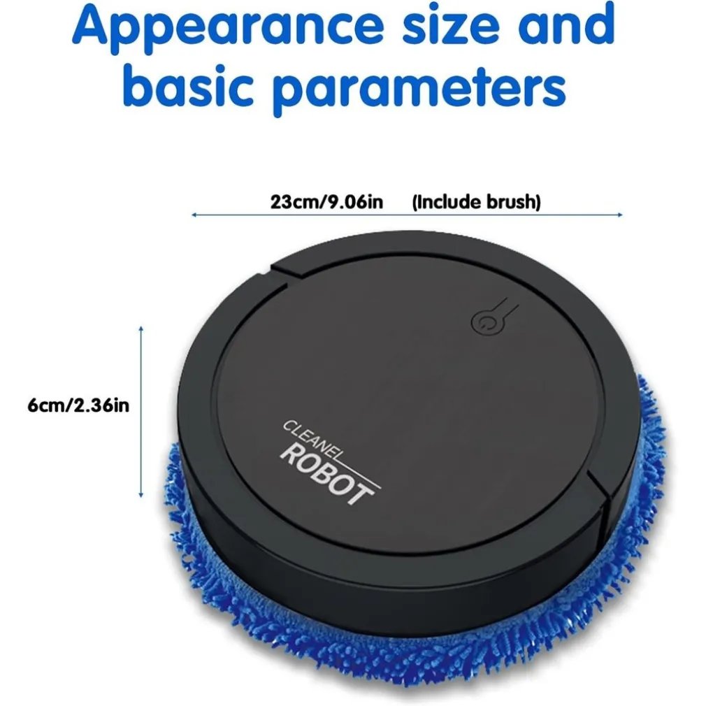 ASPIRAPOLVERE ROBOTICO SILENZIOSO CON MOCIO PULIZIA PELI ANIMALI IMPRONTE SPORCHE