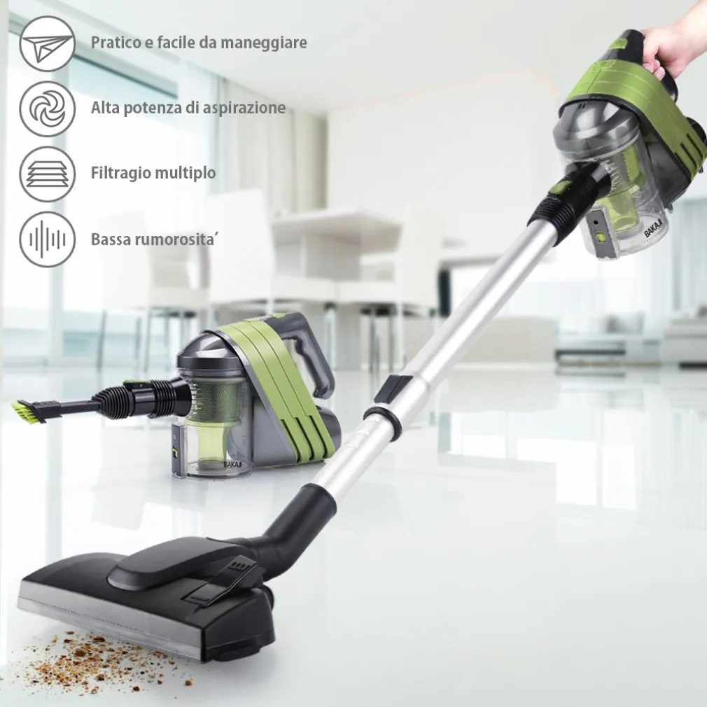 ASPIRAPOLVERE SCOPA ELETTRICA 2 IN 1 DUSTBUSTER CICLONICO SENZA SACCHETTO 600W