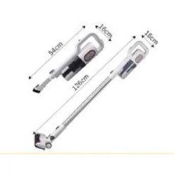 ASPIRAPOLVERE SENZA FILI TX-8253 PORTATILE CICLONICO 120 W BATTERIA DA 2200 MAH