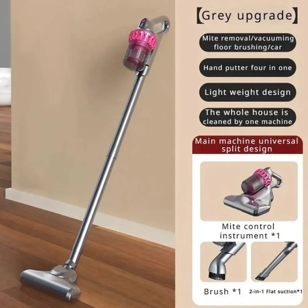 ASPIRAPOLVERE SENZA SACCO FILI SCOPA RICARICABILE 4 IN 1 ACARI PAVIMENTI IP-T008