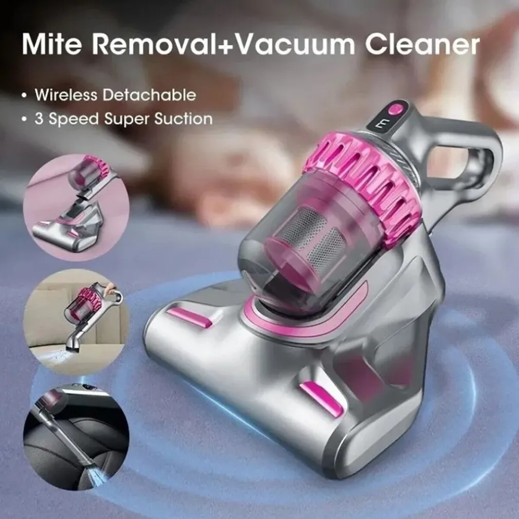 ASPIRAPOLVERE SENZA SACCO FILI SCOPA RICARICABILE 4 IN 1 ACARI PAVIMENTI IP-T008