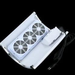 ASPIRATORE 3 VENTOLE CROMO POLVERE POLVERI RICOSTRUZIONE UNGHIE NAIL ART CUSCINO