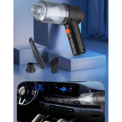 ASPIRATORE E SOFFIATORE ASPIRAPOLVERE PORTATILE RICARICABILE USB ASPIRABRICIOLE