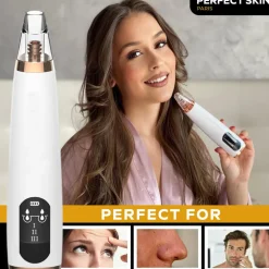 ASPIRATORE ESTRATTORE DISPOSITIVO PER PULIZIA PUNTI NERI RICARICABILE USB Q-M302