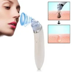 ASPIRATORE FACCIALE RIMOZIONE PUNTI NERI PULIZIA DEL VISO PORI 4 TESTINE TX-9527