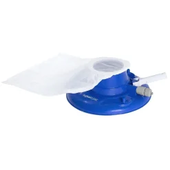 ASPIRATORE FOGLIE DETRITI PULIZIA PER PISCINA AQUASUCTION CON RUOTE SPAZZOLE 8 GETTI 58657