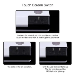 ASPIRATORE POLVERE POLVERI RICOSTRUZIONE UNGHIE NAIL ART 2 IN 1 60 WATT 45DB