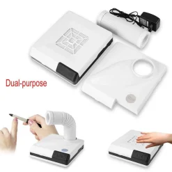 ASPIRATORE POLVERE POLVERI RICOSTRUZIONE UNGHIE NAIL ART 2 IN 1 60 WATT 45DB