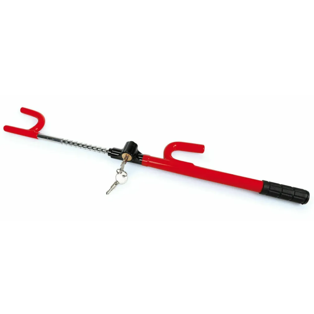 ASTA BLOCCA STERZO PER VOLANTE AUTO ANTIFURTO SICUREZZA MACCHINA ANTI THEFT 60CM