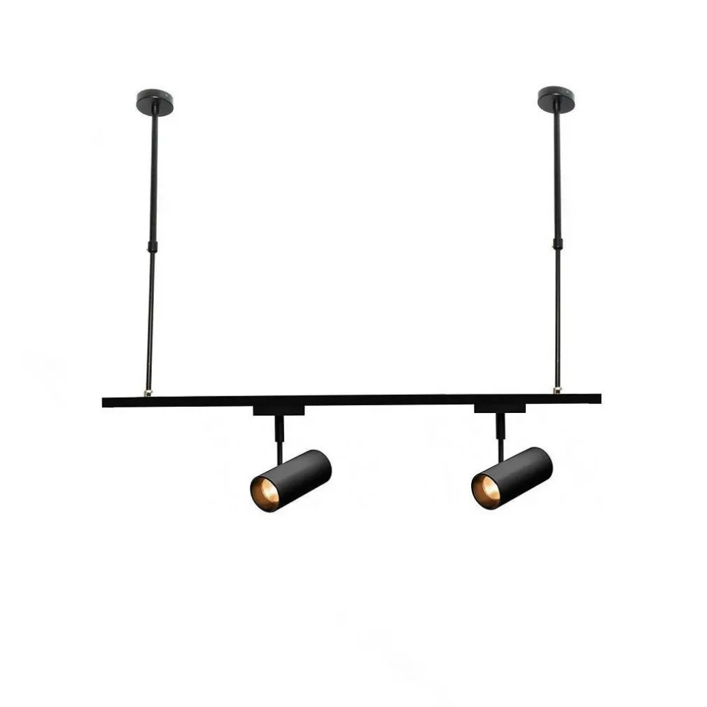 ASTA REGOLABILE PER FARETTI A BINARIO ELETTRICO STAFFA ILLUMINAZIONE 20CM T-20CM