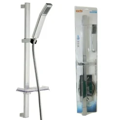 ASTA SALISCENDI CROMATA COLONNA DOCCETTA CON SALISCENDI PORTASAPONE 69136