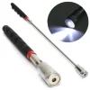 ASTA TELESCOPICA CON MAGNETE LUCE LED CALAMITA RACCOGLI OGGETTI ESTENSIBILE 10LB