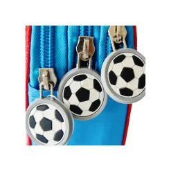 Astuccio a 3 Zip Disney Mickey Mouse con Accessori per la Scuola e il Disegno