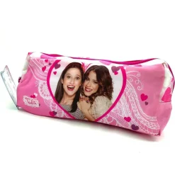 ASTUCCIO BUSTINA PORTAPENNE PORTA PENNE VIOLETTA DISNEY CON ZIP 23X11CM AMICIZIA