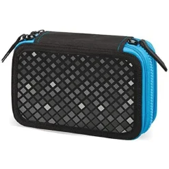 ASTUCCIO COMIX 2WIN 3 ZIP SCOMPARTI PORTAPASTELLI PENNE SCUOLA ACCESSORIATO BLU