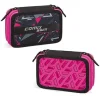 ASTUCCIO COMIX 2WIN 3ZIP SCOMPARTI PORTAPASTELLI PENNE SCUOLA ACCESSORIATO FUXIA