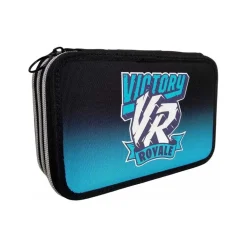 ASTUCCIO COMPLETO 3 SCOMPARTI CHIUSURA A ZIP SPORTY VICTORY FORTNITE PENNA FRIXI