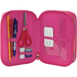 ASTUCCIO CORREDO 3 ZIP RAINBOW HIGH CON PENNA FRIXION SCUOLA PORTA PASTELLI