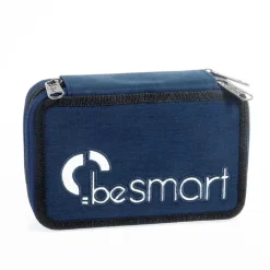 ASTUCCIO PORTAPASTELLI TRIPLO YORK BLU NAVY BE SMART PORTAPENNE ACCESSORI SCUOLA