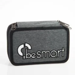 ASTUCCIO PORTAPASTELLI TRIPLO YORK GRIGIO BE SMART PORTAPENNE ACCESSORI SCUOLA
