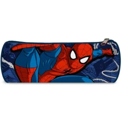 Astuccio Tombolino Spiderman Uomo Ragno Marvel Blu Bambini Scuola Elementari