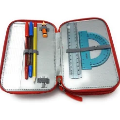 ASTUCCIO TOPOLINA MINNIE DISNEY 3 ZIP 20x13x6.5CM SCOMPARTO ACCESSORIATO SCUOLA