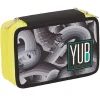 ASTUCCIO TRIPLO 3 CERNIERE YUB MURALES BLACK ACCESSORIO SCUOLA PORTAPASTELLI