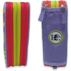 ASTUCCIO WWF PORTA PASTELLI PENNE 3 ZIP COMPLETO CANCELLERIA COLLEZIONE SCUOLA