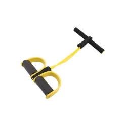 ATTREZZO PALESTRA FITNESS ELASTICO CON PEDALI ALLENAMENTO MUSCOLI ADDOMINALI