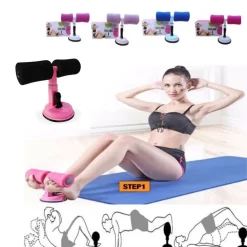 ATTREZZO PER ADDOMINALI FITNESS VENTOSA SPORT SPUGNA CAVIGLIE CURL PUSH UP SIT