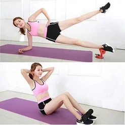ATTREZZO PER ADDOMINALI FITNESS VENTOSA SPORT SPUGNA CAVIGLIE CURL PUSH UP SIT