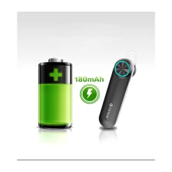 AURICOLARE BLUETOOTH UNIVERSALE STEREO LETTORE MP3 PER SMARTPHONE BLU8