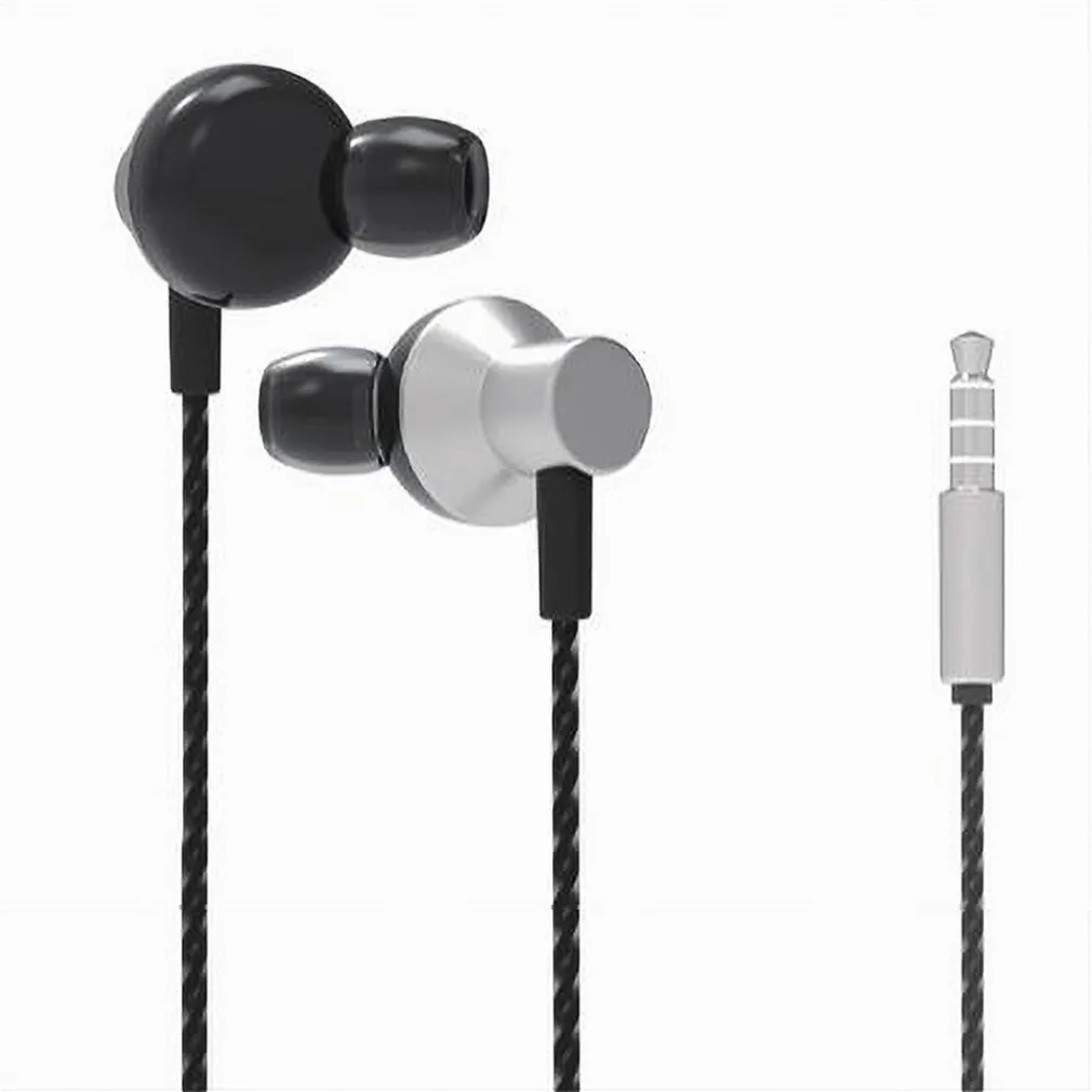 AURICOLARE IN-EAR CUFFIE CON FILO 1.2MT AUX3.5MM CON MICROFONO 4D SOUND AU-8T002