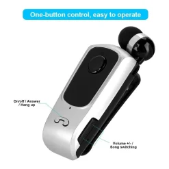 AURICOLARE WIRELESS ALTOPARLANTE BLUETOOTH 5.1 MUSICA STEREO RETRATTILE Q-HE626