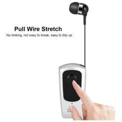 AURICOLARE WIRELESS ALTOPARLANTE BLUETOOTH 5.1 MUSICA STEREO RETRATTILE Q-HE626