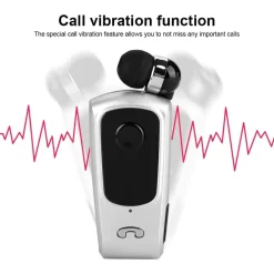 AURICOLARE WIRELESS ALTOPARLANTE BLUETOOTH 5.1 MUSICA STEREO RETRATTILE Q-HE626