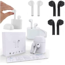 AURICOLARE WIRELESS I7S TWS BLUETOOTH V4.2 SENZA FILI ANDROID IOS CUFFIE SPORT