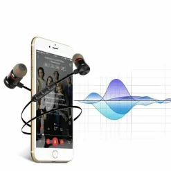 AURICOLARI BLUETOOTH MAGNETICI CUFFIE SPORTIVE WIRELESS STEREO XT-6 FITNESS