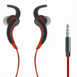 AURICOLARI CON CAVO 1.2MT CUFFIE AUX3.5MM ORECCHIO MICROFONO SMARTPHONE AU-6T007