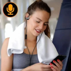 AURICOLARI CUFFIE ARCHETTO DS-209 MICROFONO SMARTPHONE MP3 SPORT CAVO JACK 3,5MM