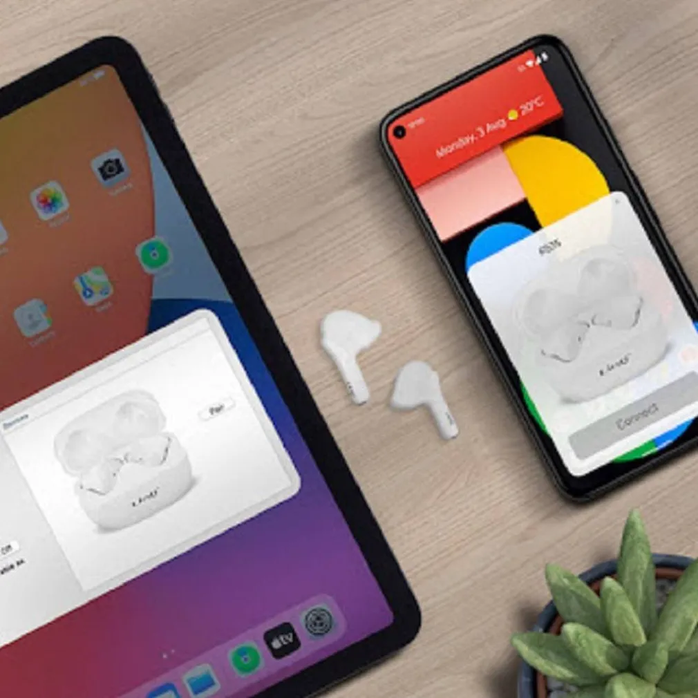 AURICOLARI CUFFIE BLUETOOTH WIRELESS CONTROLLO TOUCH CON SCATOLA DI RICARICA R535