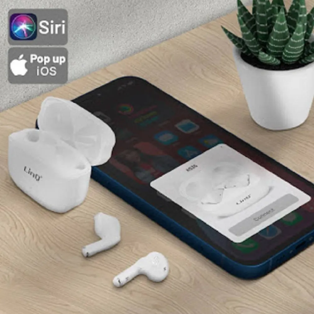 AURICOLARI CUFFIE BLUETOOTH WIRELESS CONTROLLO TOUCH CON SCATOLA DI RICARICA R535