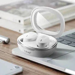 AURICOLARI CUFFIE BLUETOOTH WIRELESS AUTONOMIA 8H CUSTODIA DI RICARICA S68-PRO